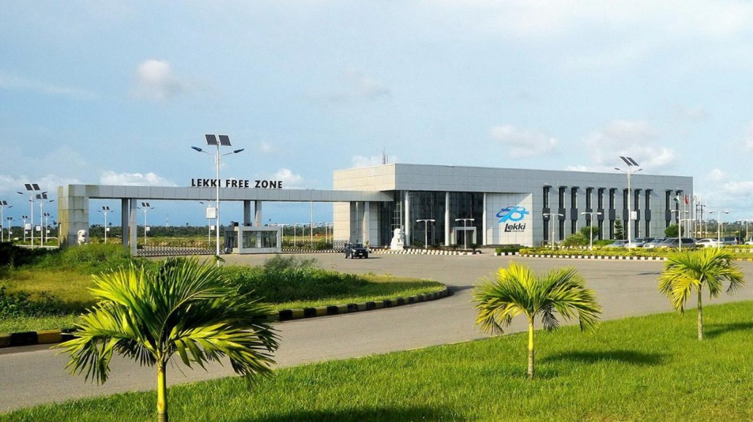 Entrance to the Lekki Free Zone